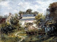 La Maison peinte par Léonide Bourges, une élève de CF Daubigny